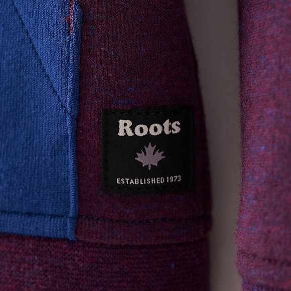 ROOTS Boys Active Scuba Zip Hoodie, Maroon Speckle, Size M - Picture 4 of 10